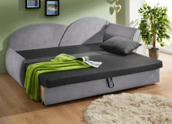 Kinder BADER Schlafsofa mit Bettkasten und 1 Dekokissen