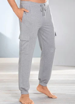 Herren BADER Schlaf-und Freizeithose mit Cargo-und Seitentaschen