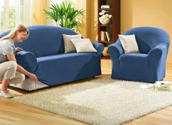 BADER Schützende Stretchbezüge für Sessel und Sofa