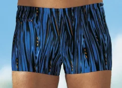 Herren SCHWAB Badehose in höherer Kastenform mit Reißverschlusstasche
