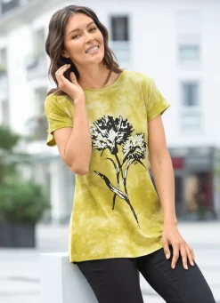 Damen BADER Shirt in Batik-Optik in 2 Farben