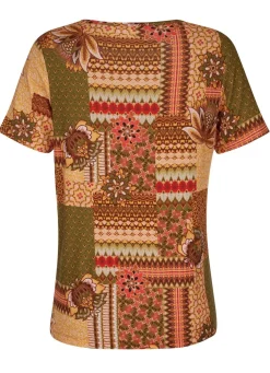 Damen BADER Shirt in gepatchter Optik