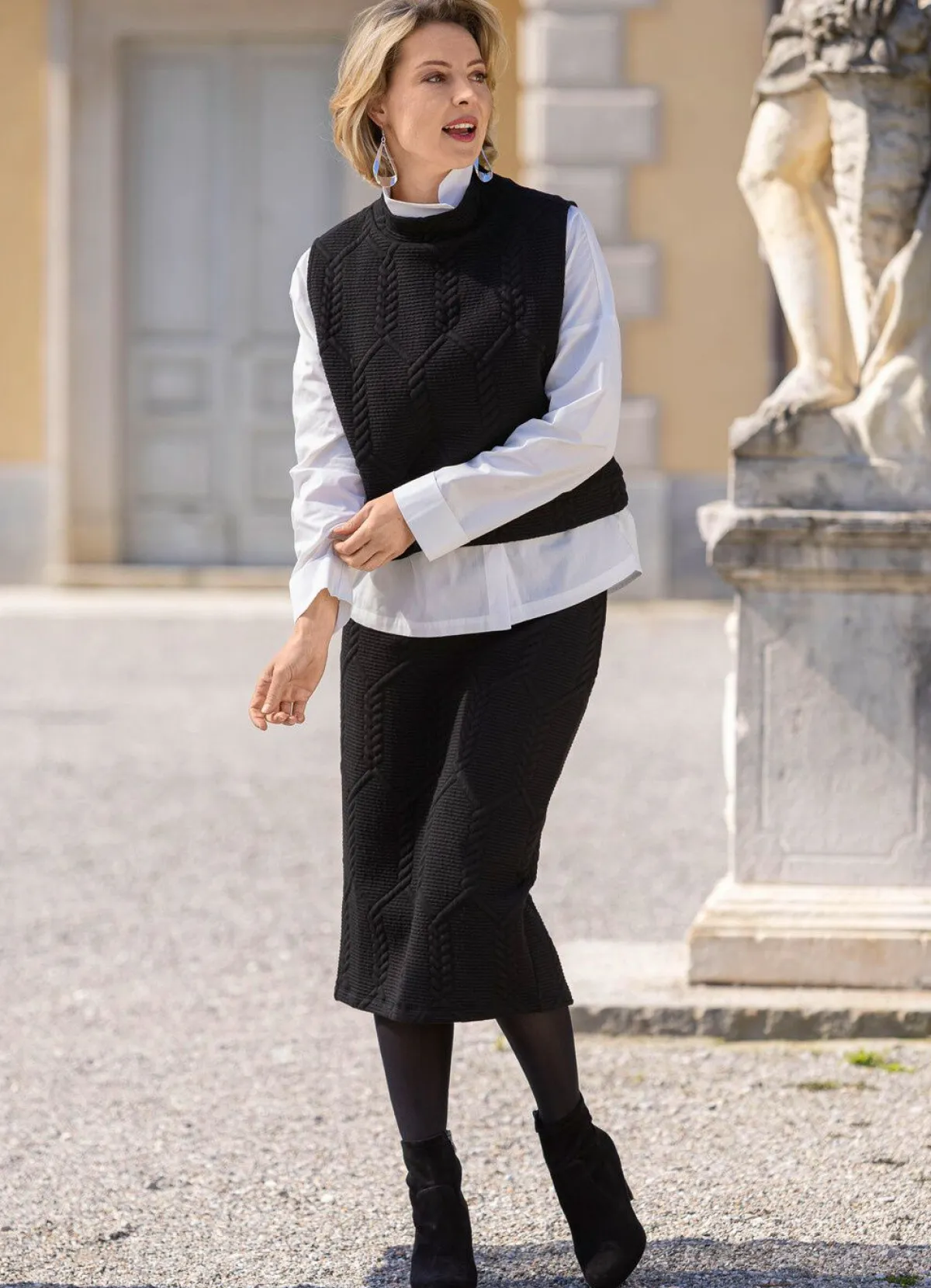 Damen laurakent Shirt in Strick-Optik