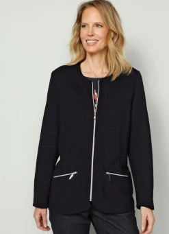 Damen BADER Shirtjacke mit durchgehendem Reißverschluss