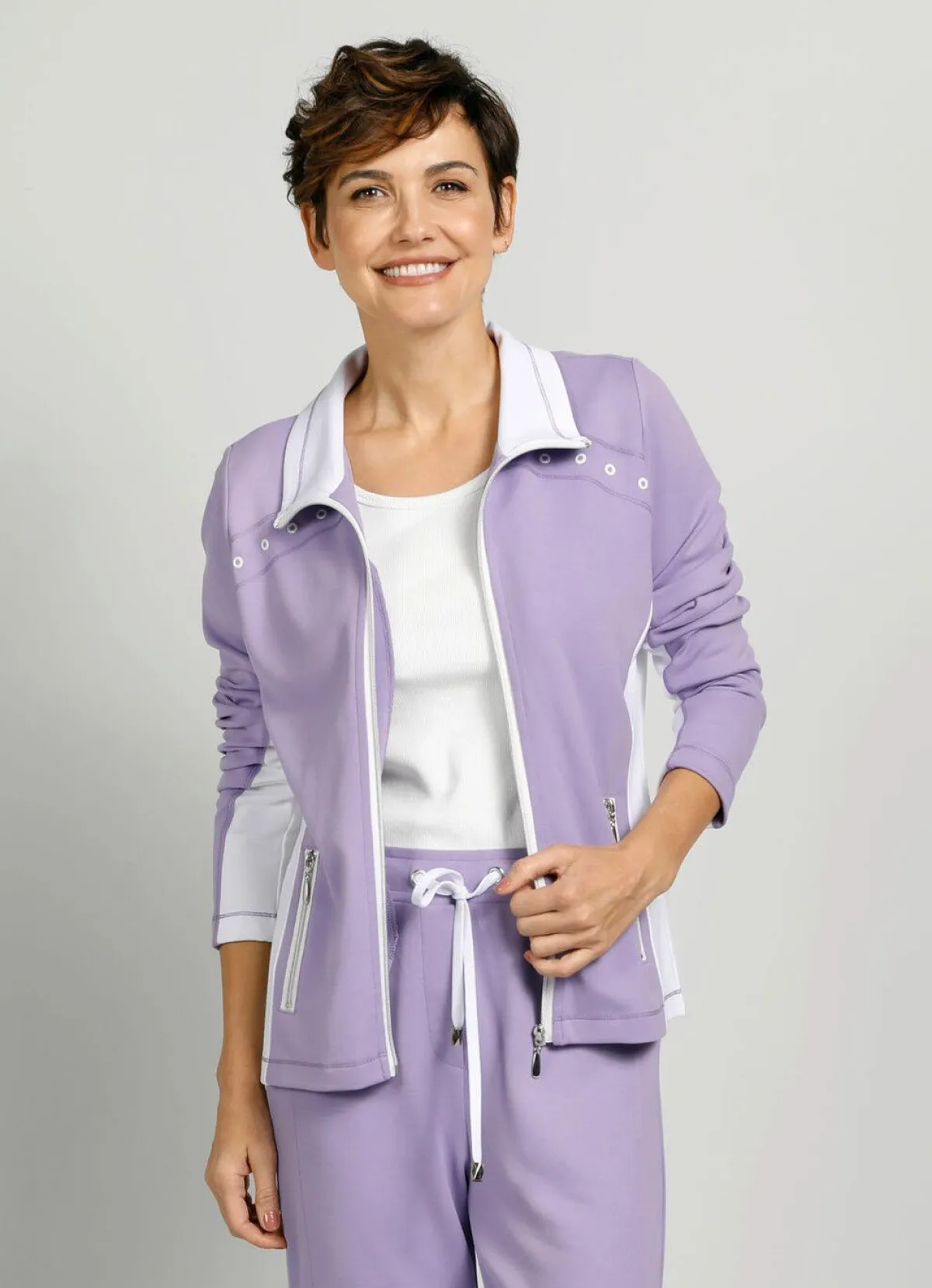 Damen BADER Shirtjacke mit praktischen Taschen