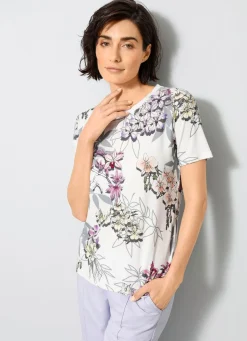 Damen BADER Shirt mit Allover-Druck