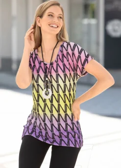 Damen BADER Shirt mit überschnittener Schulterpartie