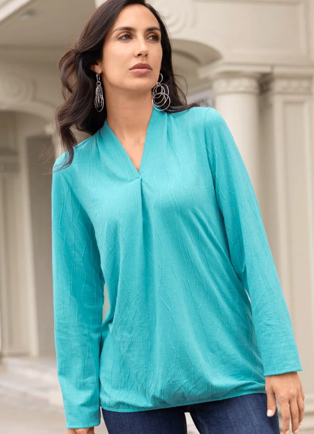 Damen laurakent Shirt mit Faltenlegung