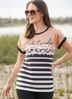 Damen laurakent Shirt mit Mustermix