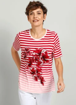 Damen BADER Shirt mit platziertem Druckmotiv