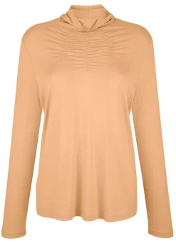 Damen BADER Shirt mit Raffungen in 5 Farben
