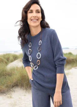 Damen Tizia Shirt mit Stehkragen
