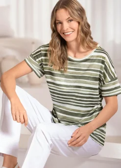 Damen laurakent Shirt mit Streifen-Dessin