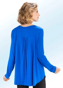 Damen BADER Shirt-Tunika mit rundem Halsausschnitt
