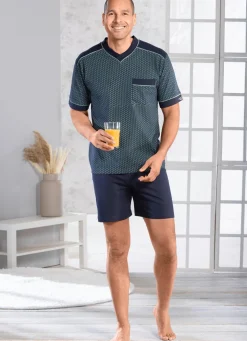Herren BADER Shorty mit V-Ausschnitt und auswechselbarem Gummizug
