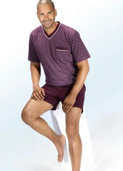 Herren BADER Shorty mit V-Ausschnitt und Brusttasche