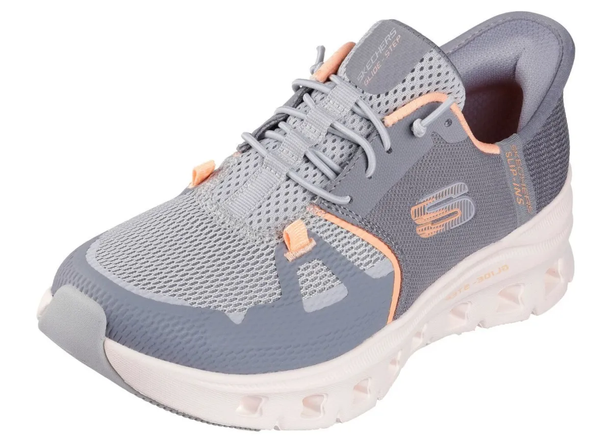 Damen Skechers Sneaker mit geformter Slip-Ins Fersenplatte