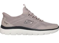 Herren Skechers , sportliche Herren-Sneaker, mit geformter Slip-Ins Fersenplatte