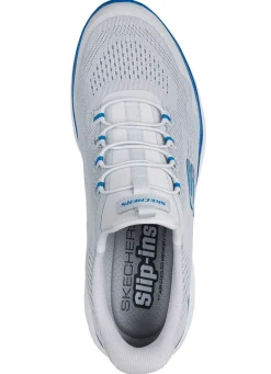 Herren Skechers , sportliche Herren-Sneaker, mit geformter Slip-Ins Fersenplatte