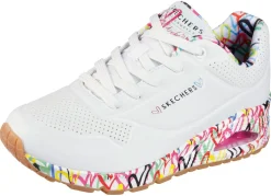 Damen Skechers , trendige Damen-Sneaker, mit sichtbarem Luftpolster