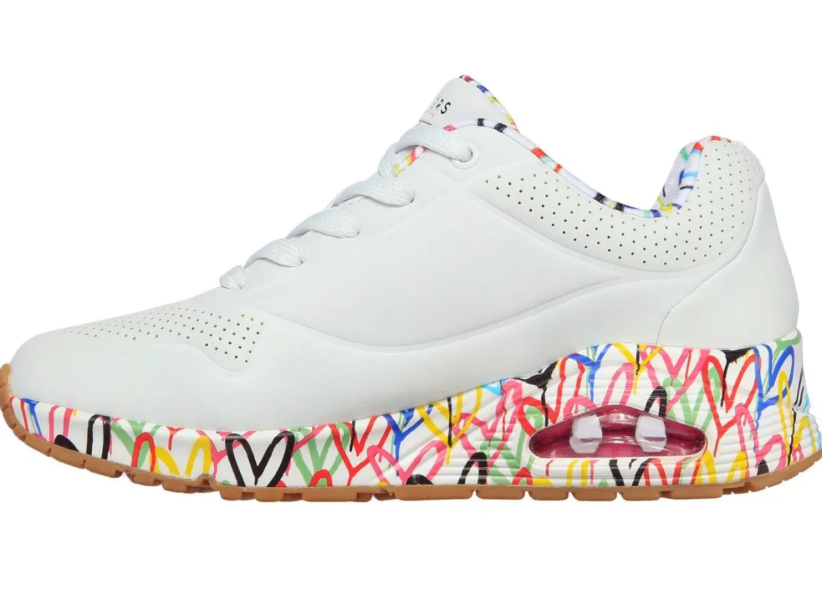 Damen Skechers , trendige Damen-Sneaker, mit sichtbarem Luftpolster