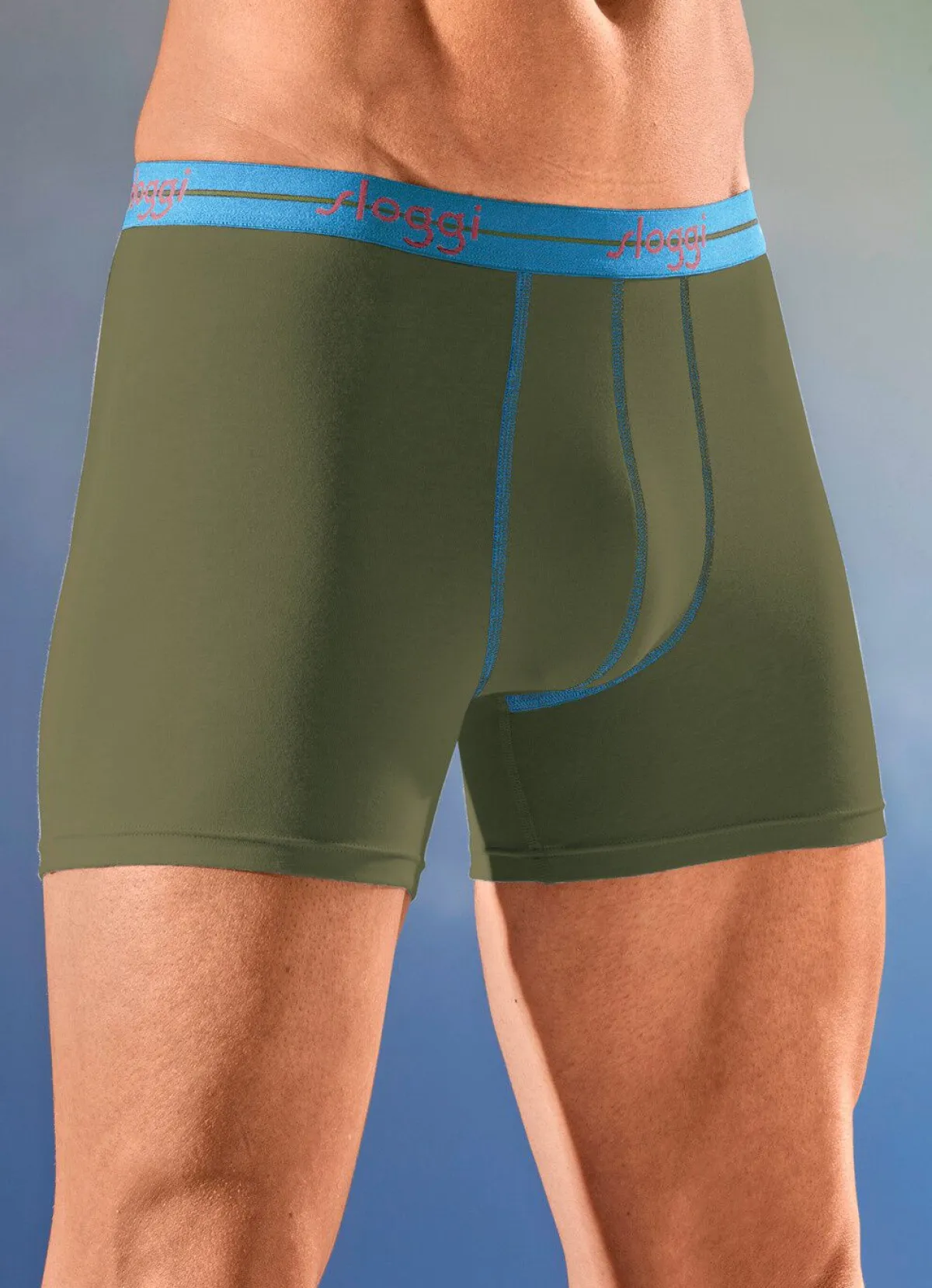 Herren SLOGGI Zweierpack Pants mit Elastikbund