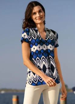 Damen KLAUS MODELLE MADE IN GERMANY Sommerliche Shirt-Tunika