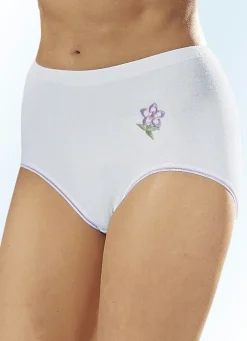 Damen SPEIDEL Fünferpack Slips mit Stickereimotiv