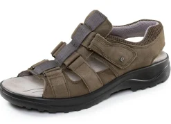 Herren BADER Sportliche Herren-Sandalen, Weite H, mit Klettverschluss