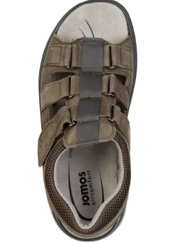 Herren BADER Sportliche Herren-Sandalen, Weite H, mit Klettverschluss