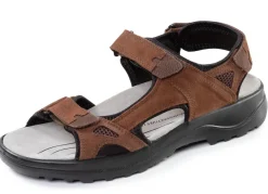 Herren BADER Sportliche Herren-Trekkingsandalen, Weite H, mit Klettverschluss
