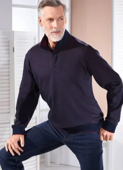 Herren BADER Stehkragen-Shirt in 3 Farben