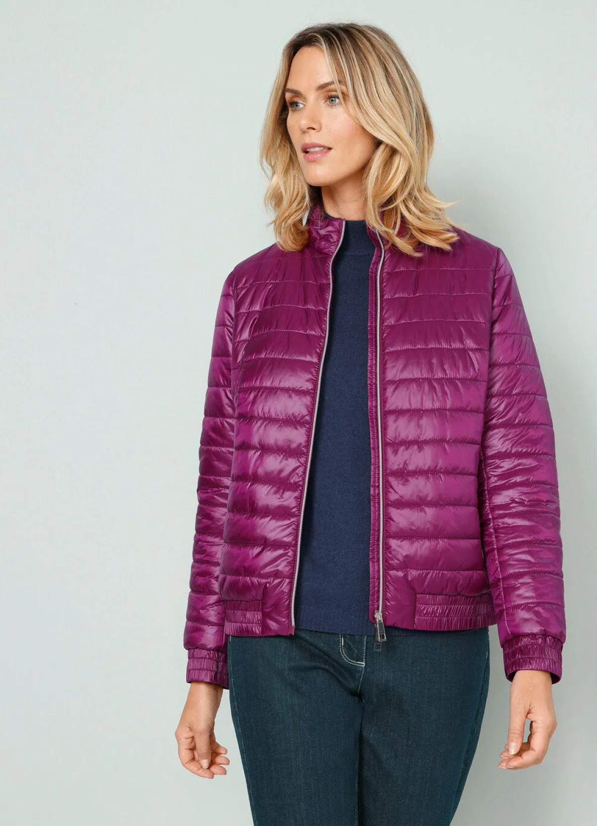 Damen BADER Steppjacke mit Reißverschlusstaschen
