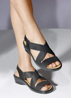 Damen BADER Stretch-Bequem-Sandalette
