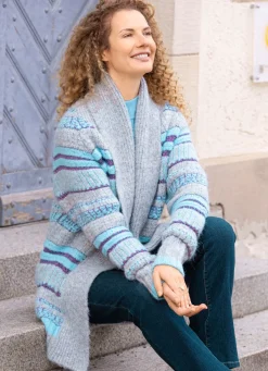 Damen BADER Strickjacke in Grobstrick
