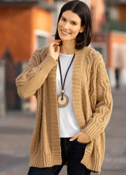 Damen BADER Strickjacke in Grobstrick