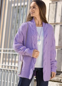 Damen BADER Strickjacke in Grobstrick