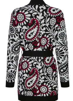 Damen BADER Strickjacke in Jacquard-Dessin