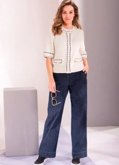 Damen B/ANCA Strickjacke mit Baumwolle