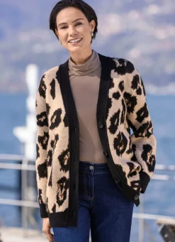 Damen laurakent Strickjacke mit flauschigem Griff