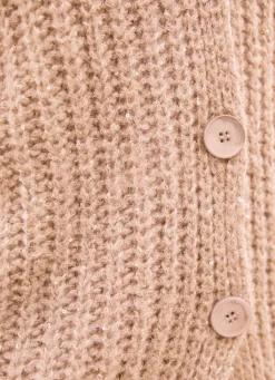 Damen Tizia Strickjacke mit Paillettengarn