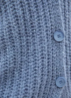Damen Tizia Strickjacke mit Paillettengarn