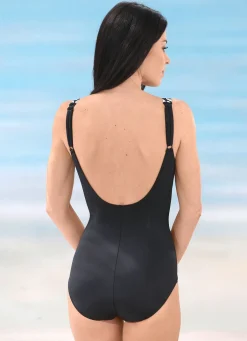 Damen SUNFLAIR Badeanzug mit platziertem Druckdessin und Halbkorsage