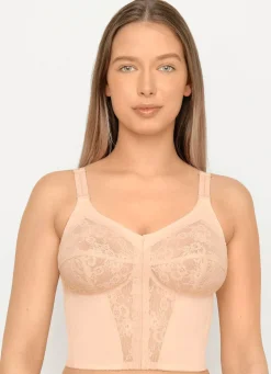 Damen SUSA BH in langer Form, mit Vorderverschluss