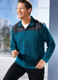 Herren BADER Sweatjacke mit Seitentaschen