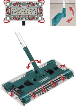 BADER Swivel Sweeper – kabelloser Akku-Besen