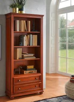 BADER Teilmassiver Bücherschrank im Used-Look