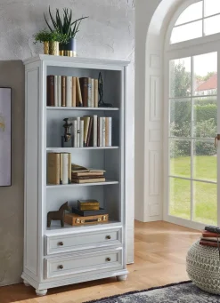 BADER Teilmassiver Bücherschrank im Used-Look