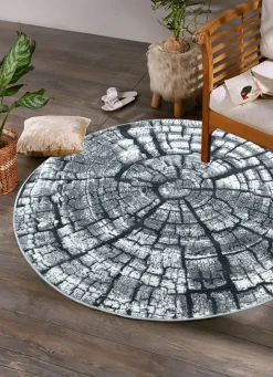 BADER Teppich im naturnahen Baumstamm-Design