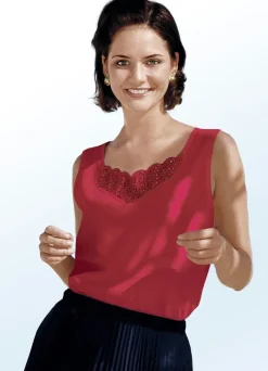 Damen PLAUENER SPITZE Top mit
